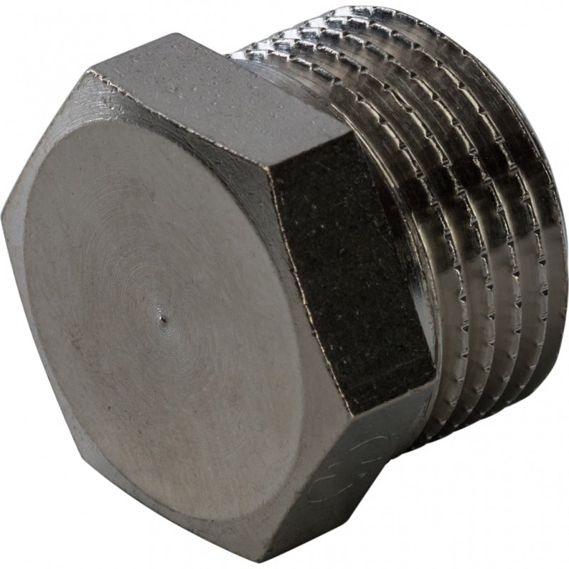 Заглушка НР 3/8" никель STOUT SFT0025000038 - Вид №2