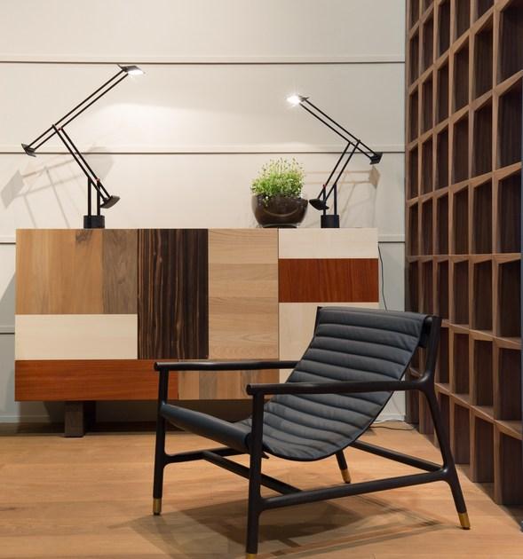 Morelato Мягкое кожаное кресло с подлокотниками Joyce 3814/f - Вид №4