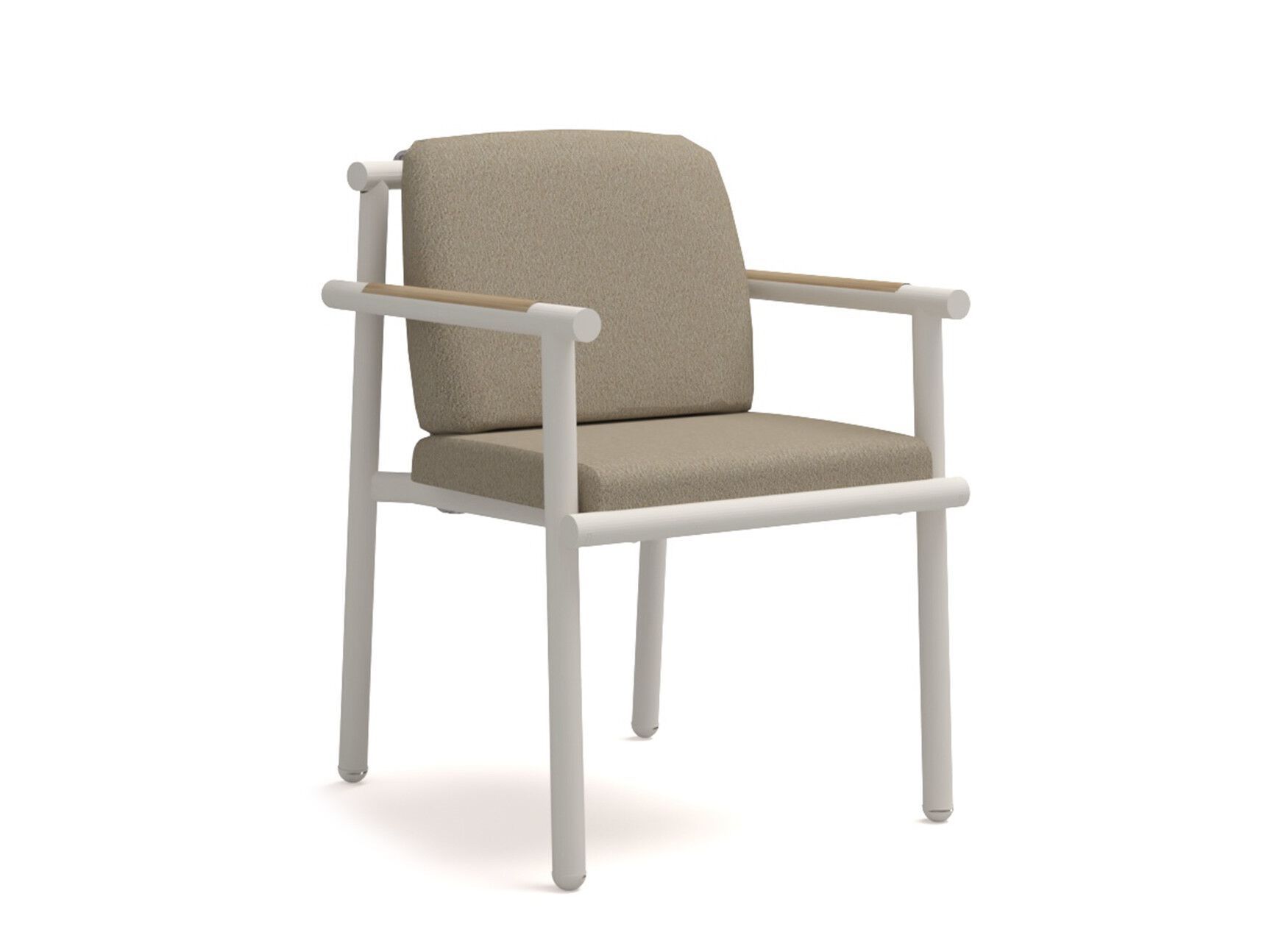 Алюминиевый стул с порошковым покрытием с подлокотниками 10Deka Aurora ARCH-00038091