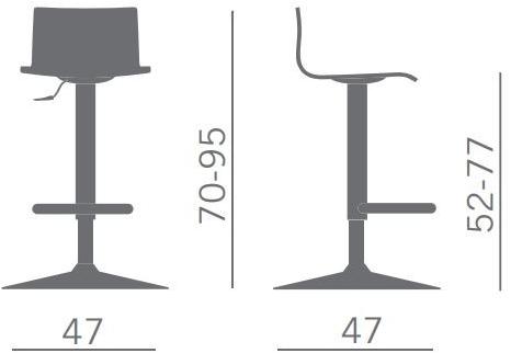Kastel Кожаный стул для офиса с регулируемой высотой Kimbox sun-id-1481174 - Вид №4