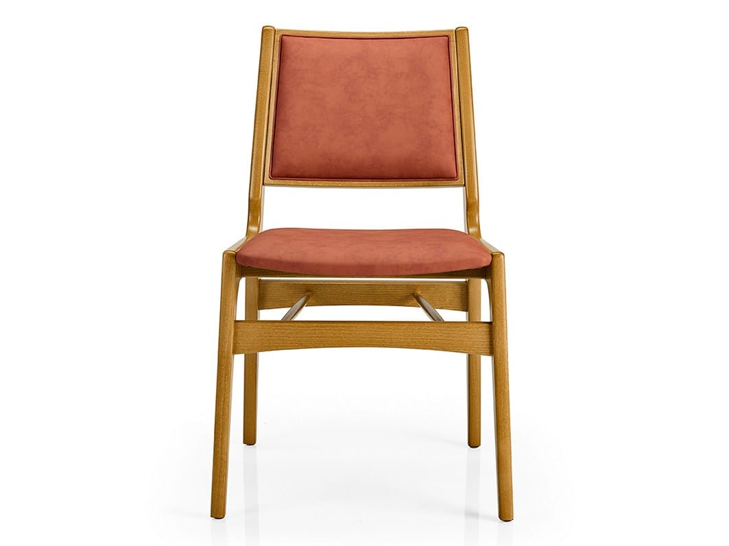 Кожаный мягкий стул с мягким сиденьем More Contract Gemma ARCH-00071437 - Вид №1