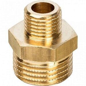 Ниппель переходной НН 1/2х1/4" латунь STOUT