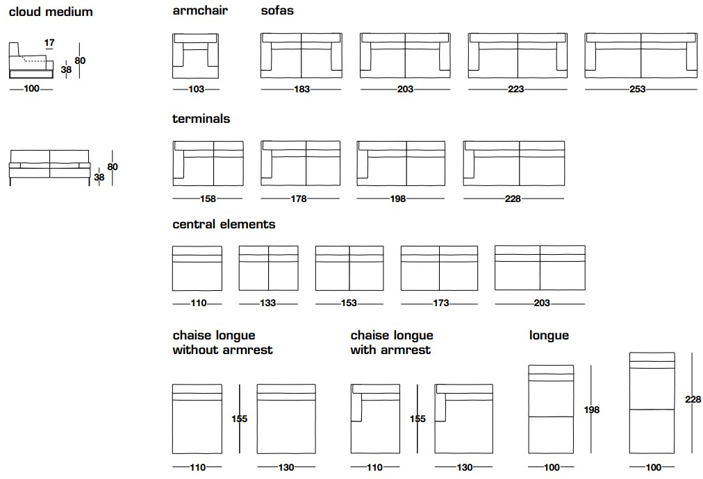 Frigerio Salotti Секционный кожаный диван Cloud sun-id-1499358 - Вид №5