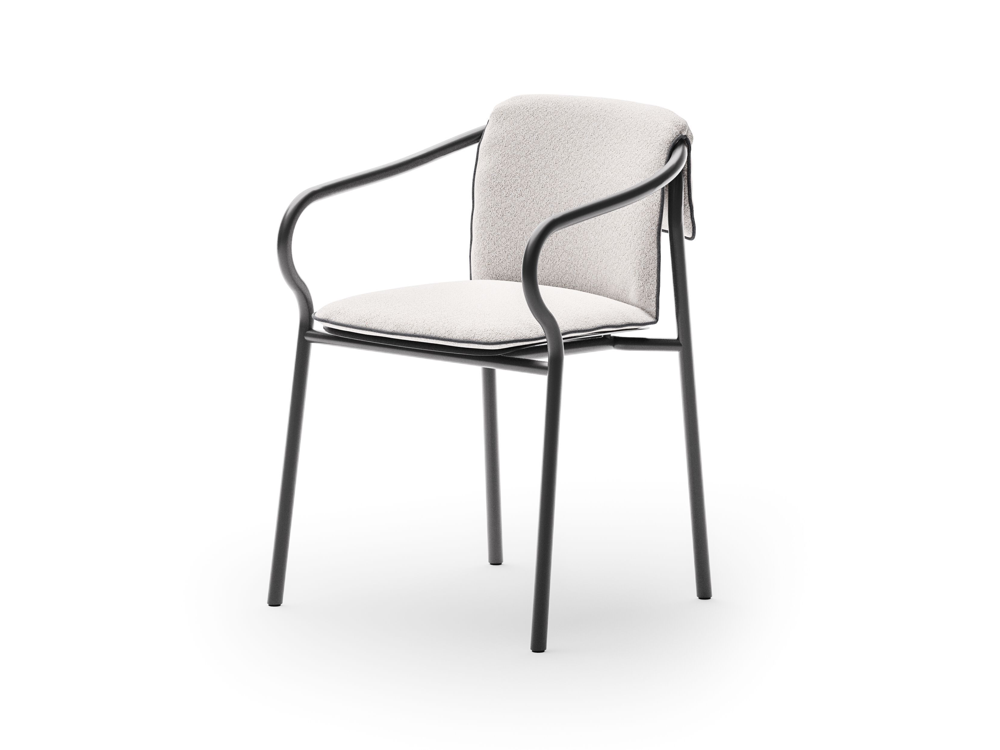 Алюминиевый садовый стул с подлокотниками Unopiù Salò ARCH-00031786 - Вид №3