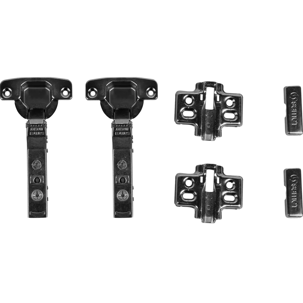Петля мебельная SAMET Master Black с доводчиком для плавного закрывания 84829211 STLM-0055746 - Вид №2