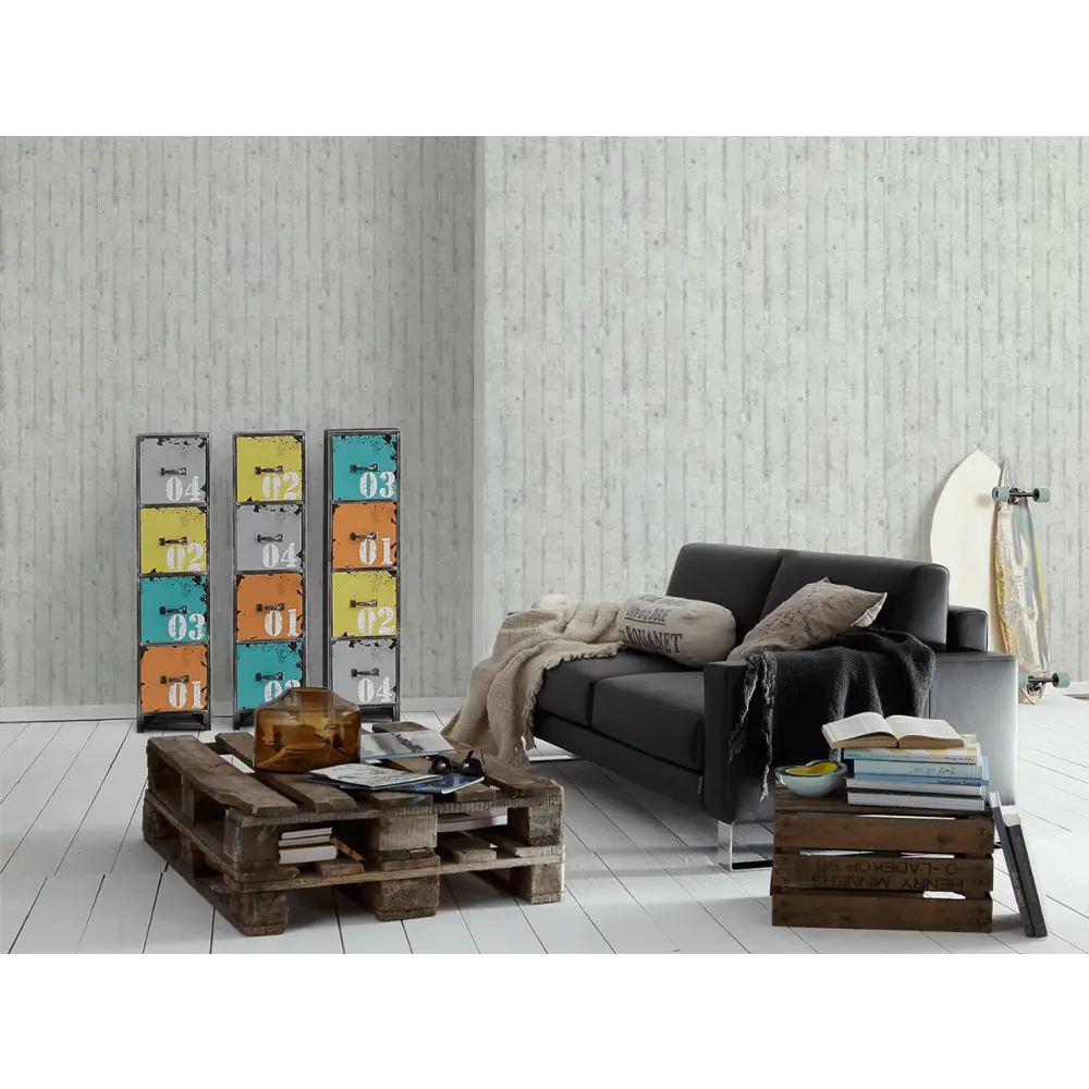 Обои флизелиновые A.S. Creation Woodn Stone бежевые 0.53 м 713711 82062631 STLM-2170724 Wood'n'stone - Вид №2