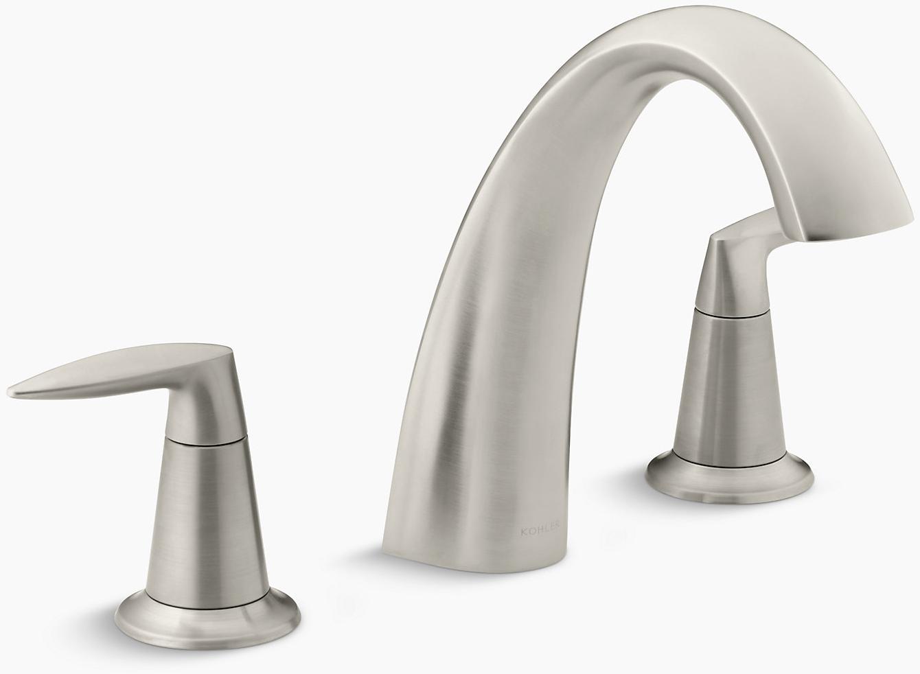 K-T45115-4-BN Смеситель KOHLER Яркий матовый никель 