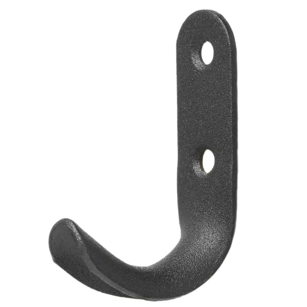 89344628 Вешалка настенная №7 1 крючок цвет черный STLM-1008439 VILPLAST 