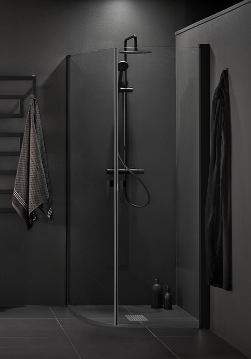 1450661 Душ Уголок Igloo Pro Round 80X90 Прозрачный Стекло Ответ ... Hafa Прозрачный  - Вид №1