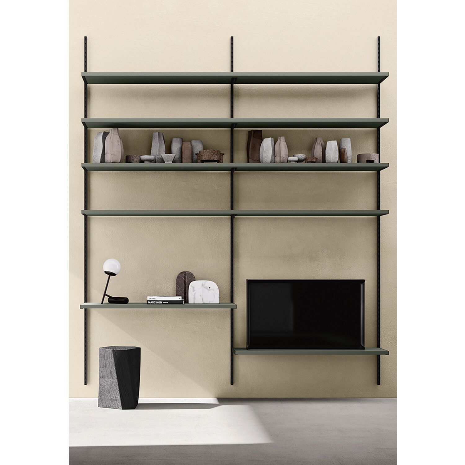 Секционный настенный книжный шкаф Zalf Flexy Easy ARCH-00038090 - Вид №1