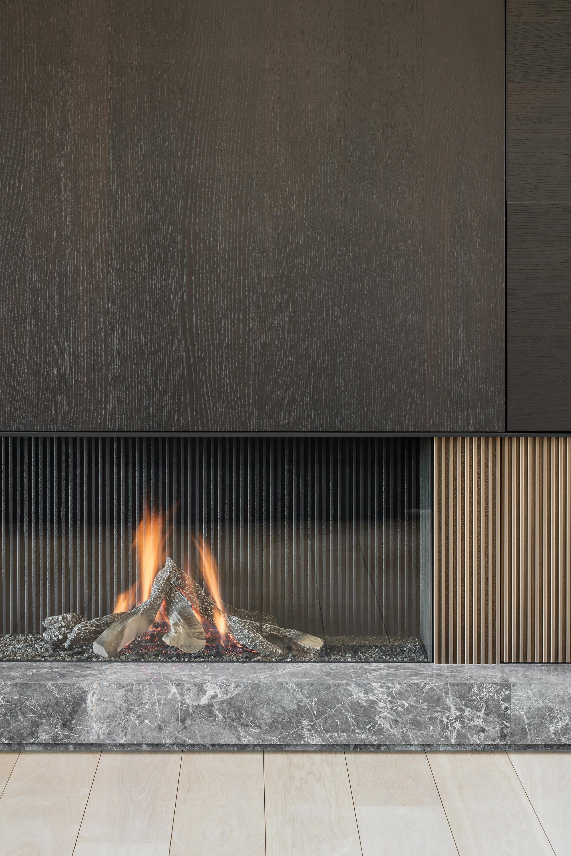 Газовый угловой камин Metalfire ARCH-00097231 - Вид №2