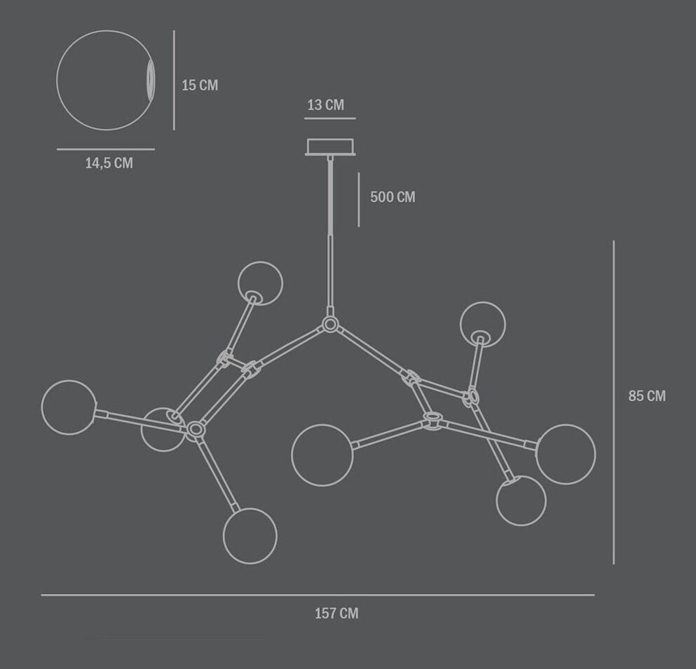 Металлическая люстра 101 Copenhagen ARCH-00144957 - Вид №4
