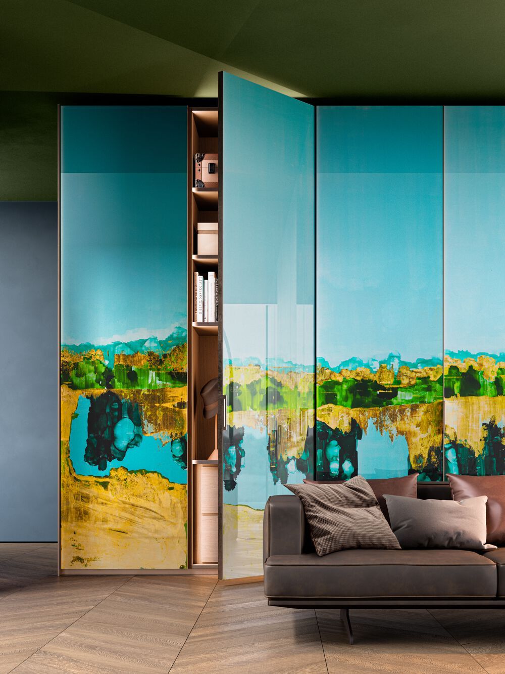 Покрытие из стекла ARTE VENEZIANA итальянские пейзажи ARCH-00152431 - Вид №2