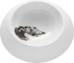 10602557 Hering Berlin Розетка Hering Berlin "Охота" "Ежи" 10,5см Фарфор