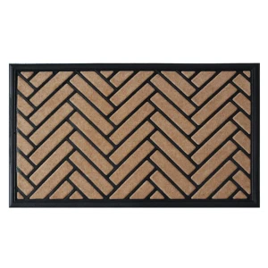 Коврик грязезащитный полиэстер Bali A3 45x75 см цвет бежевый