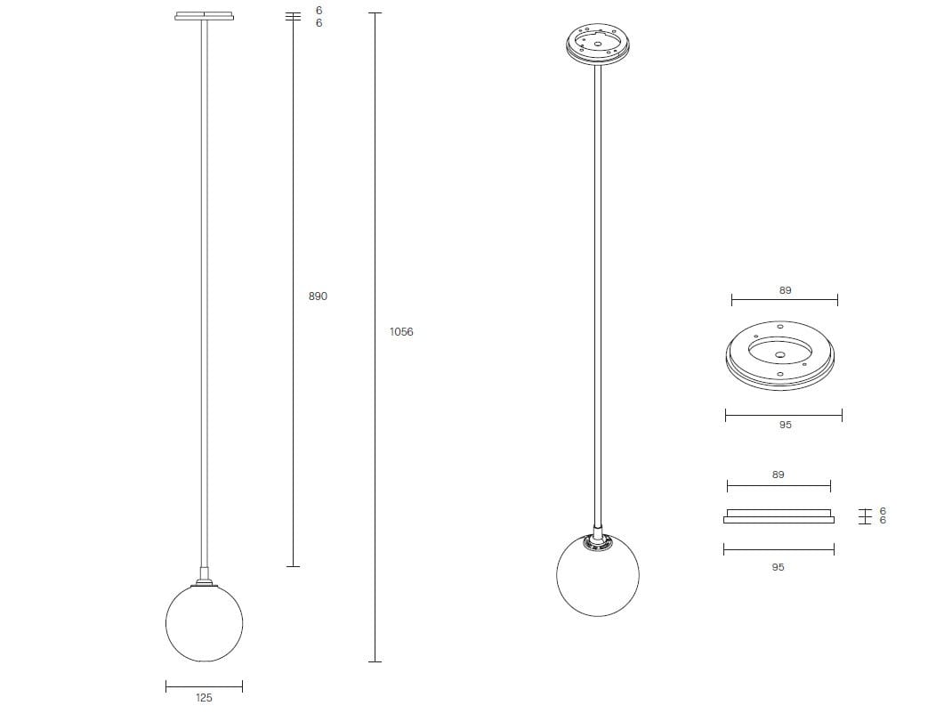 Выдувное стекло светодиодный подвесной светильник Articolo Studios Fizi ARCH-00003146 - Вид №2