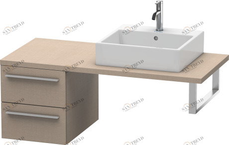 XL543607575 Шкафчик для консоли X-Large #XL5436 400 x 548 мм Лен, декор Duravit