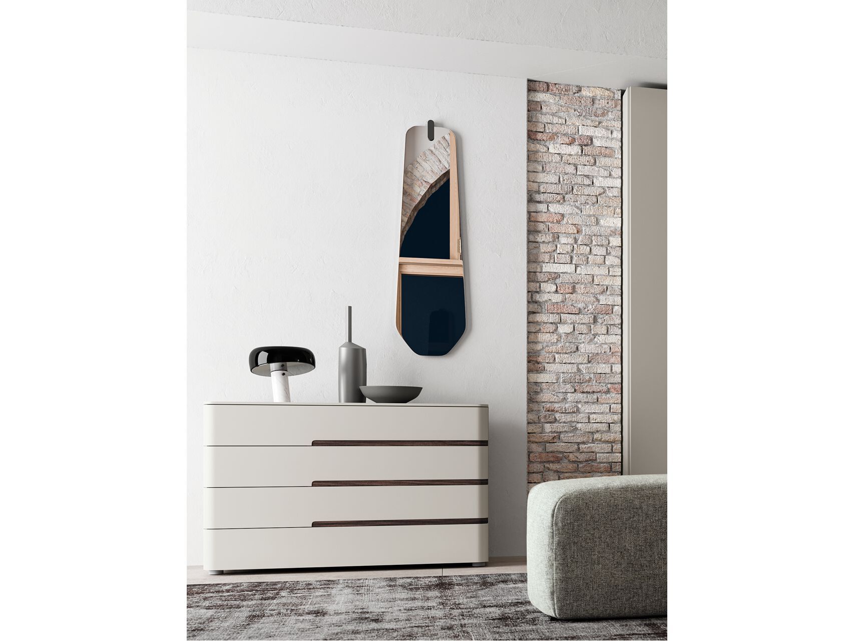 Настенное зеркало Santalucia Mobili Homy ARCH-00020074