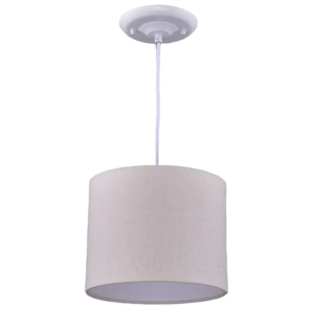 Светильник подвесной Трамонтана 1 лампа 4 м² цвет бело-бежевый РОССВЕТ STLM-2172554