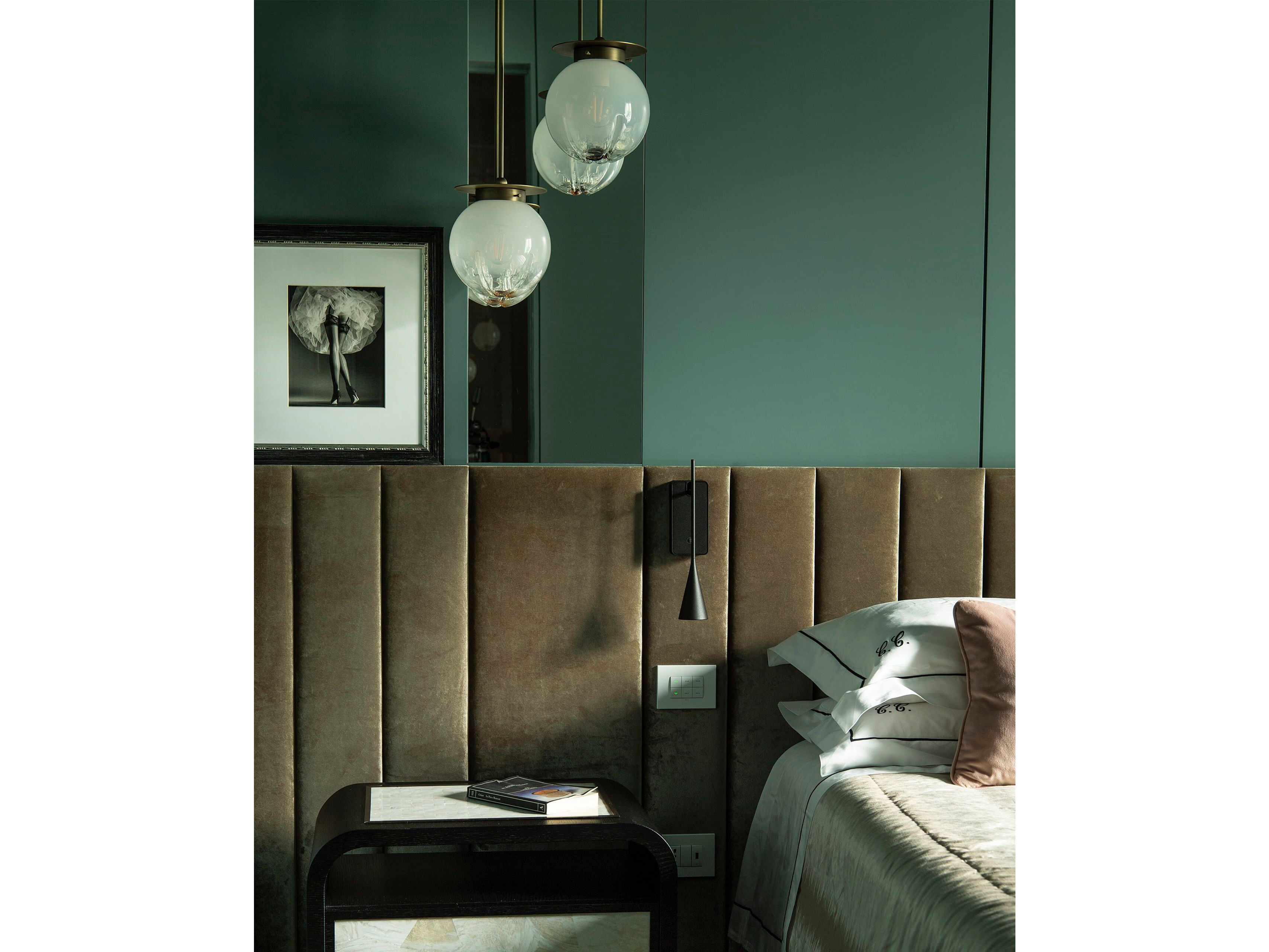 Светодиодный подвесной светильник из латуни и стекла Lampex Italiana Lagoon ARCH-00069839 - Вид №1