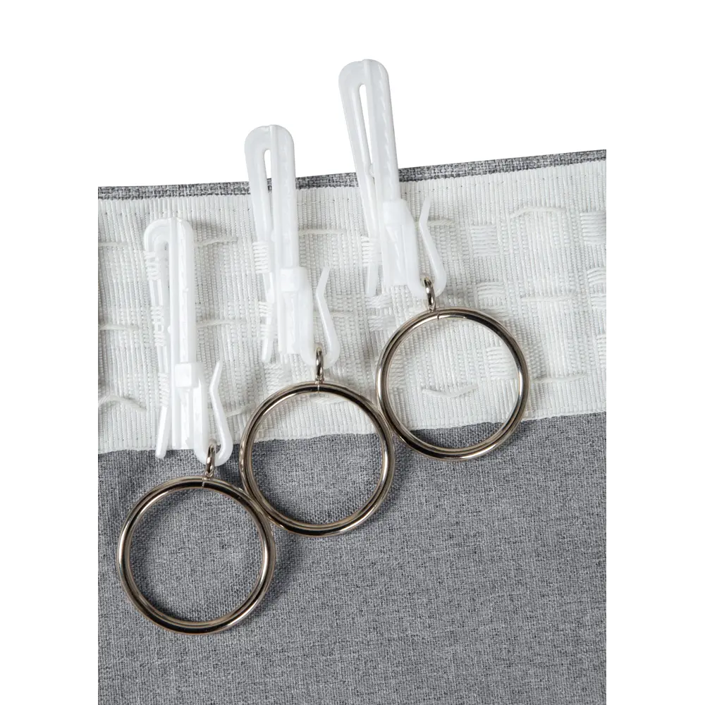 Штора на ленте Мари 200x270 см цвет темно-серый СТОЛИЦА ТЕКСТИЛЯ STLM-2103482 - Вид №4