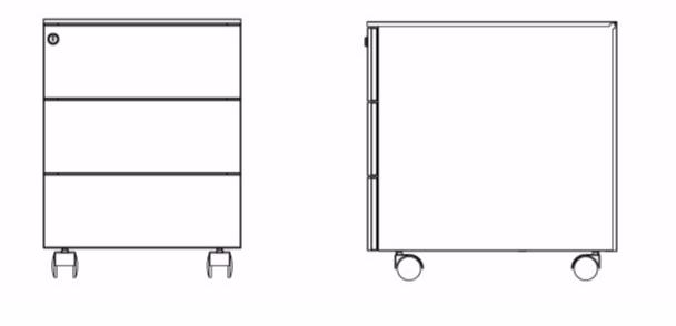 Dieffebi Офисный комод на колесиках Personal storage 3100015000000 - Вид №2