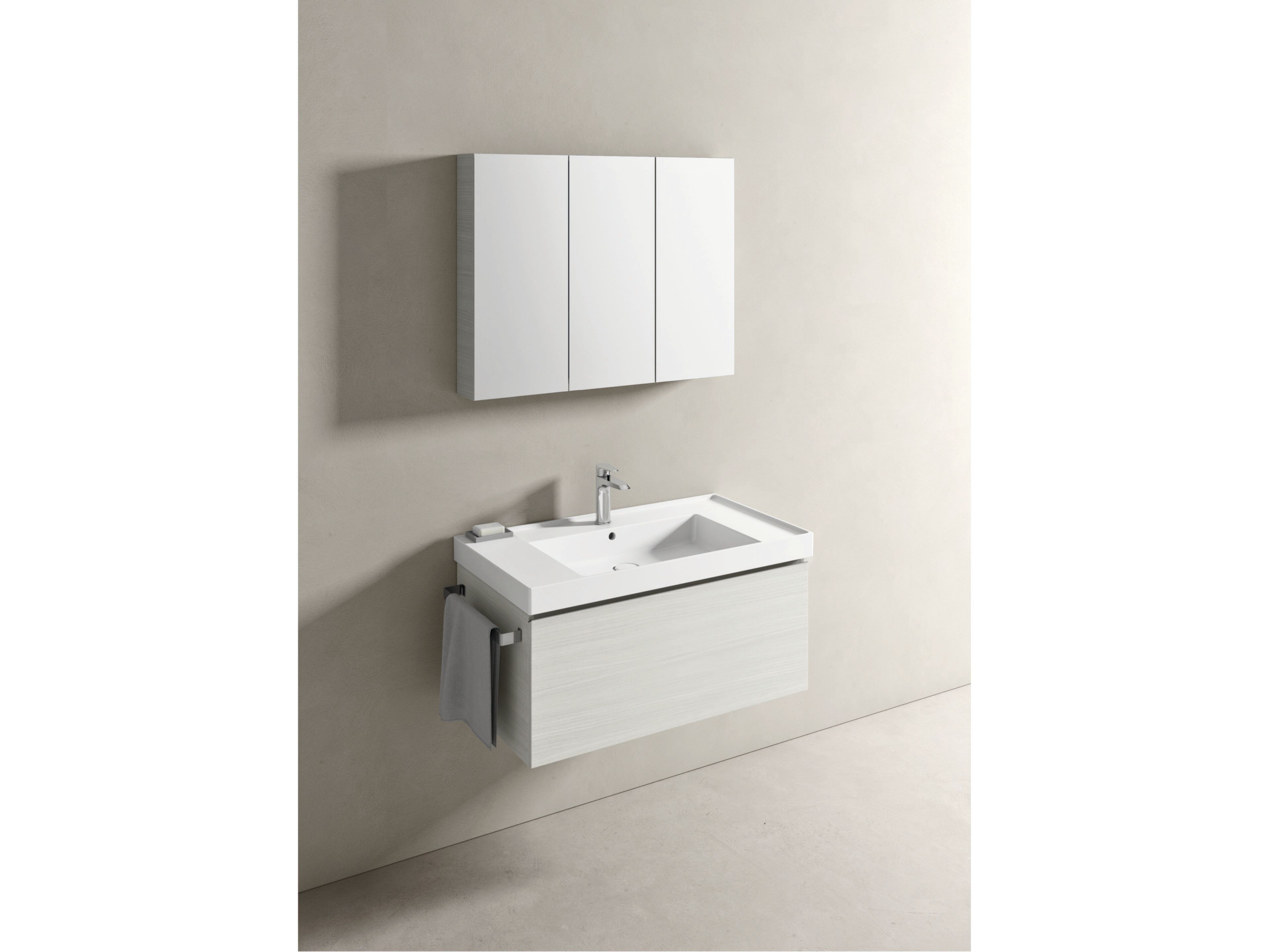 Подвесной туалетный столик с зеркалом Gruppo Geromin Vera Plus ARCH-00060987