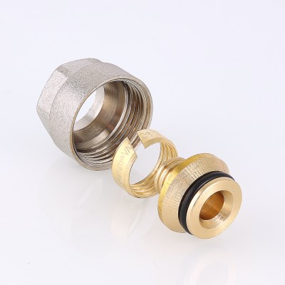 VT.4410.NVE.20 Фитинг коллекторный для пластиковой трубы Valtec 20 (2,0) мм x 3/4"  - Вид №1