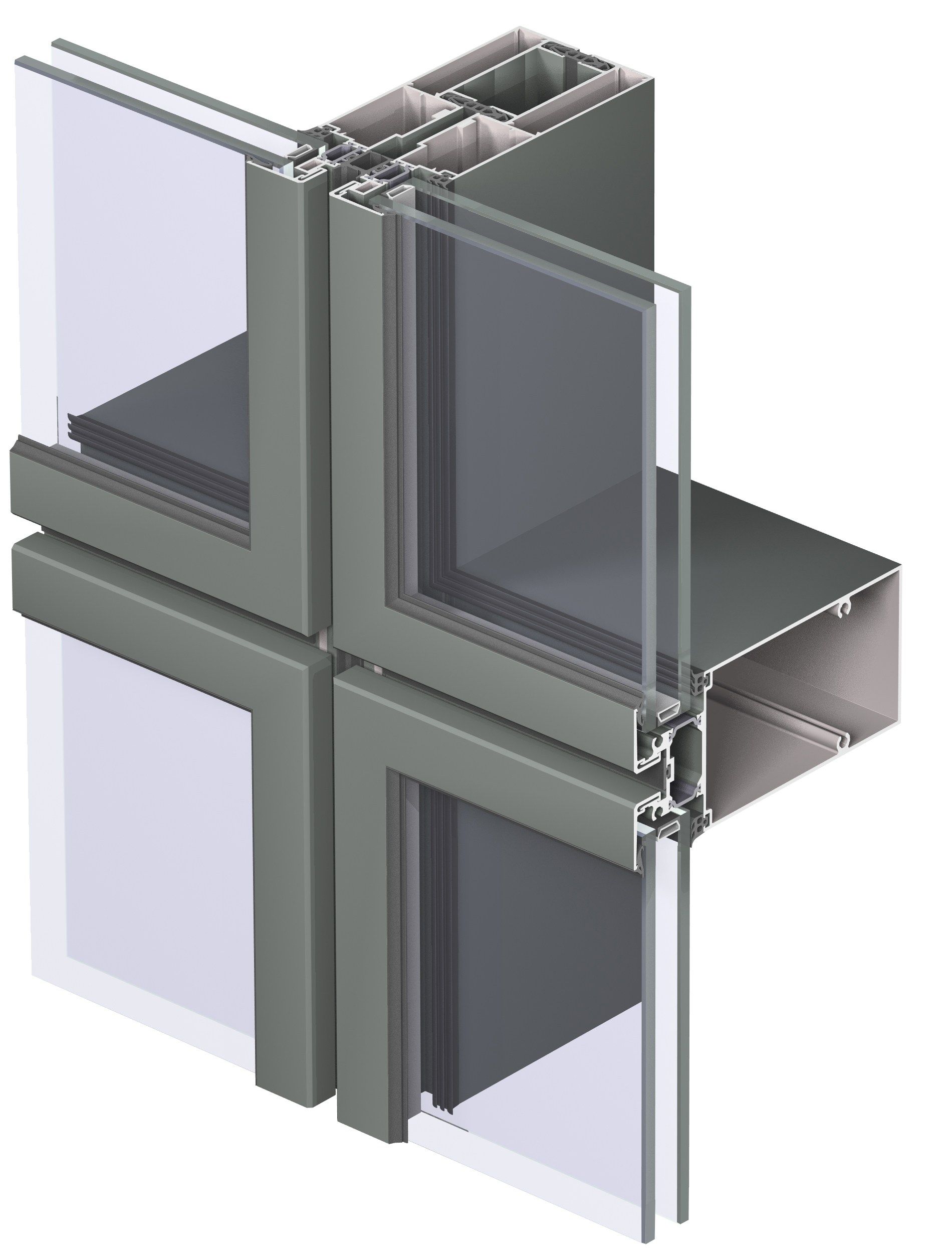 Алюминиевая система навесной стены Reynaers Aluminium ConceptWall ARCH-00093759 - Вид №19