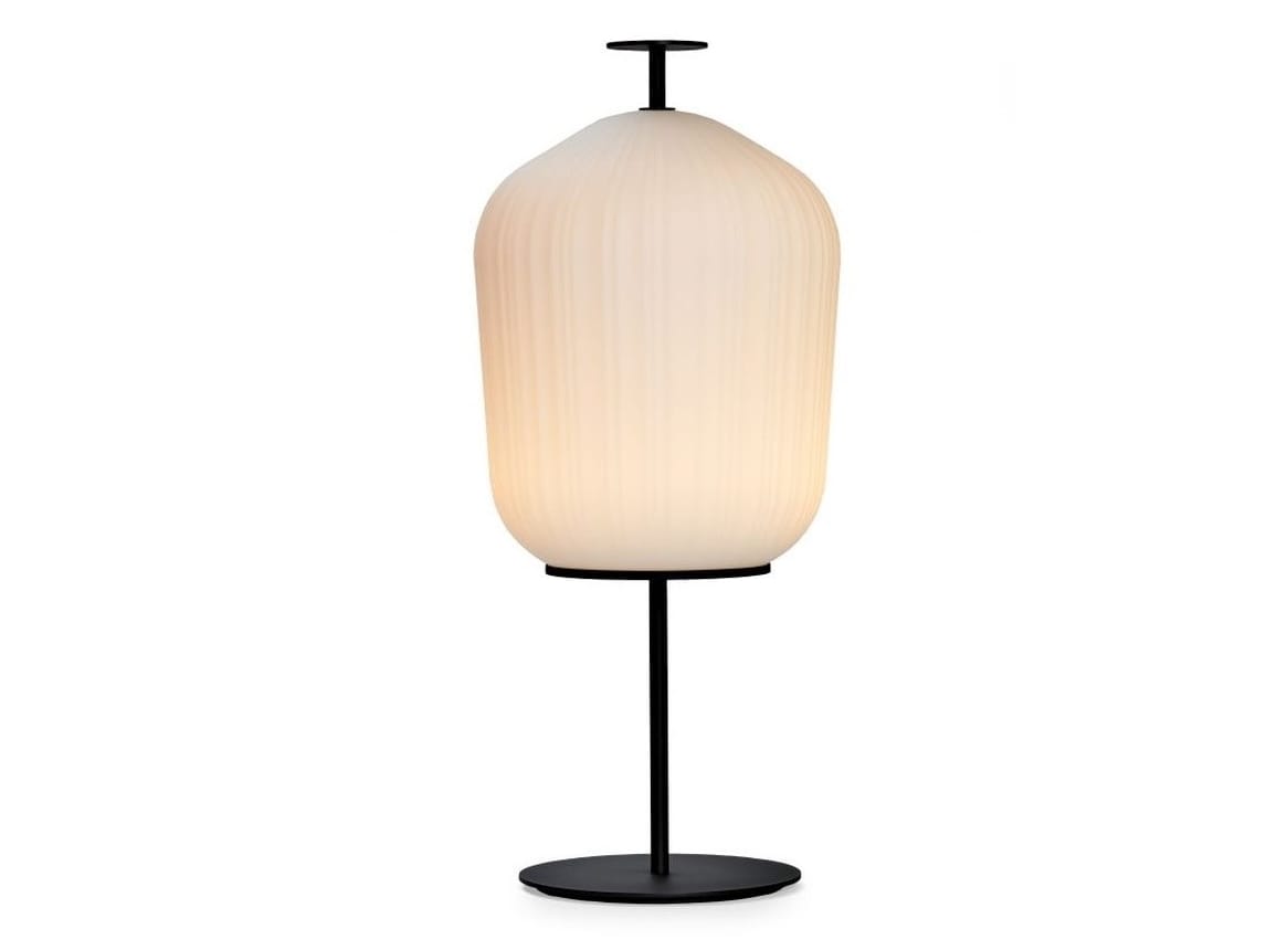 Алюминиевый и стеклянный светодиодный торшер Classicon Plissée ARCH-00095717 - Вид №1