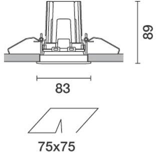 iGuzzini Квадратный встраиваемый светодиодный точечный светильник Laser sun-id-1478121 - Вид №5