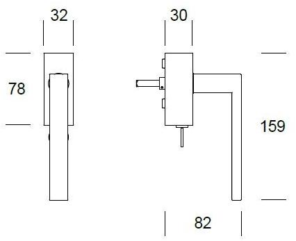 Reguitti Оконная ручка dk с замком на розетке Kyoto Aq18dkc8141 - Вид №2