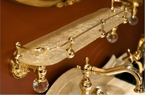 Полка MIGLIORE.CRistalia ML.CRS-60.220.DO - золото  - Вид №3