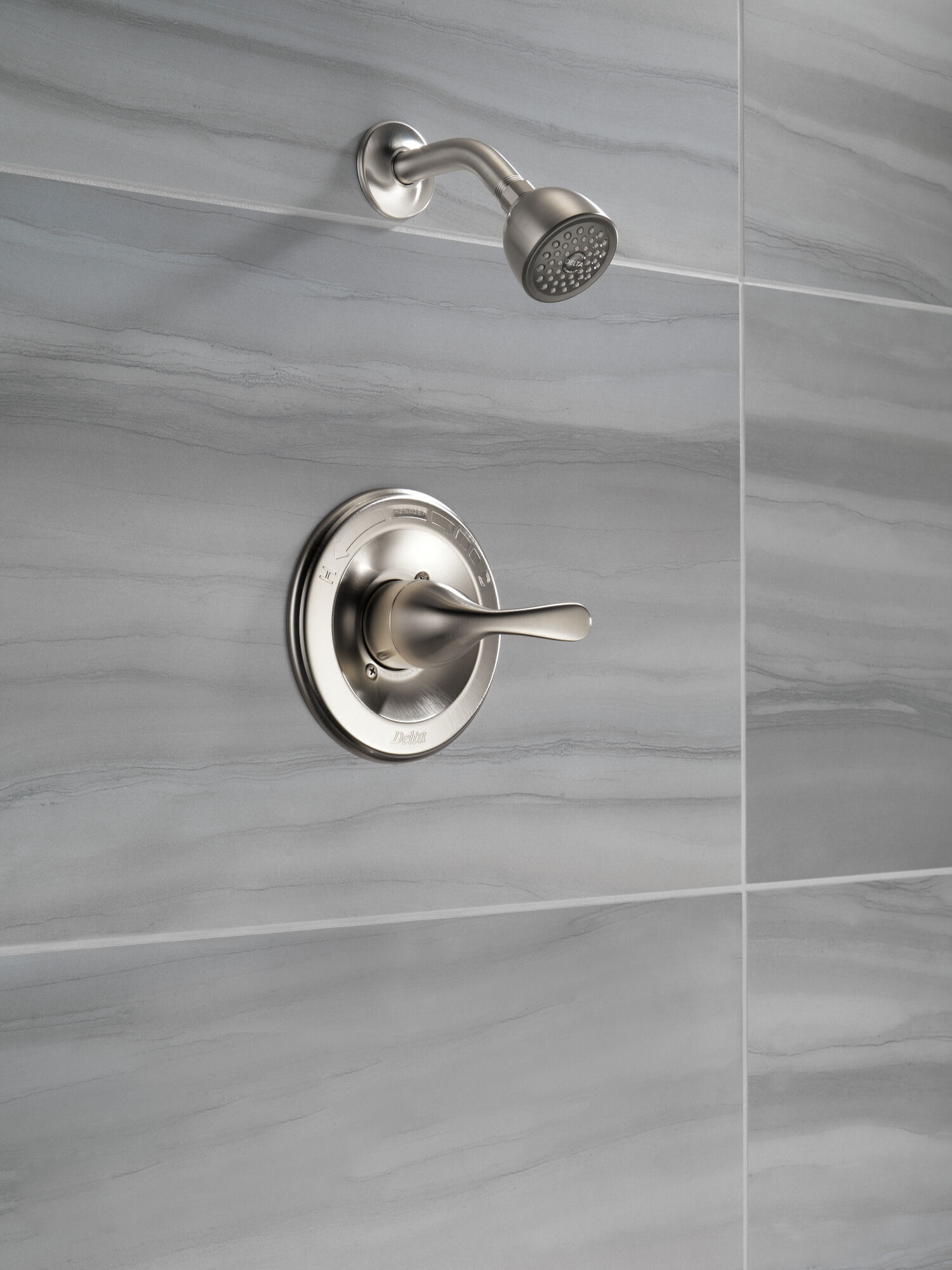 T13220-SS Облицовка для душа Monitor® серии 13 Delta Faucet Classic Нержавеющая сталь - Вид №4