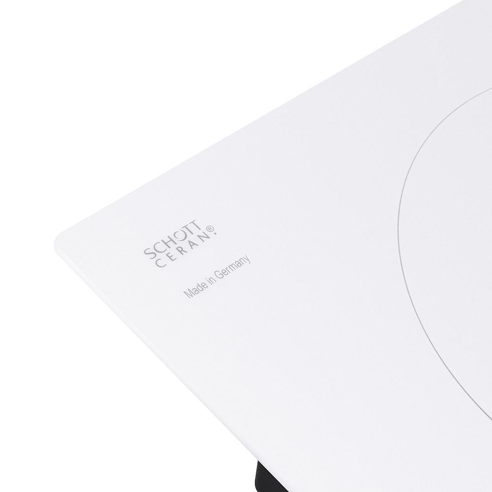 EVI.594-WH Электрическая индукционная панель / индукционная, индукционная варочная панель 60см, сенсорное управление, индикация нагрева, таймер, 2 бустера, защита от детей, детектор диаметра посуды, белая Maunfeld Maunfeld Light Santreyd  - Вид №6