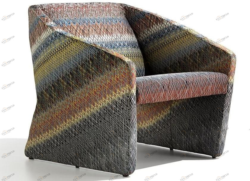 MissoniHome Кресло из ткани с подлокотниками sun-id-1398474