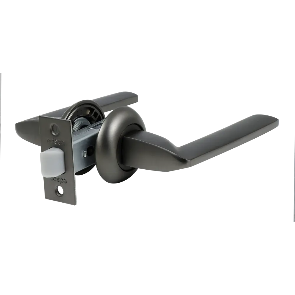 Дверные ручки Edson PS4R1 на розетке без замка, графит 85166573 STLM-0059293