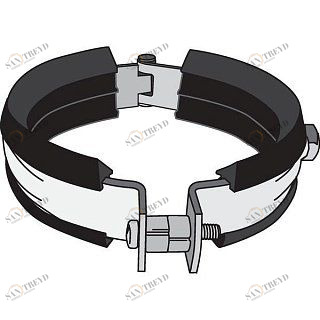 Хомут опорнный (скользящий) 110 М 8/10 RAUPIANO PLUS без шпильки REHAU 120554