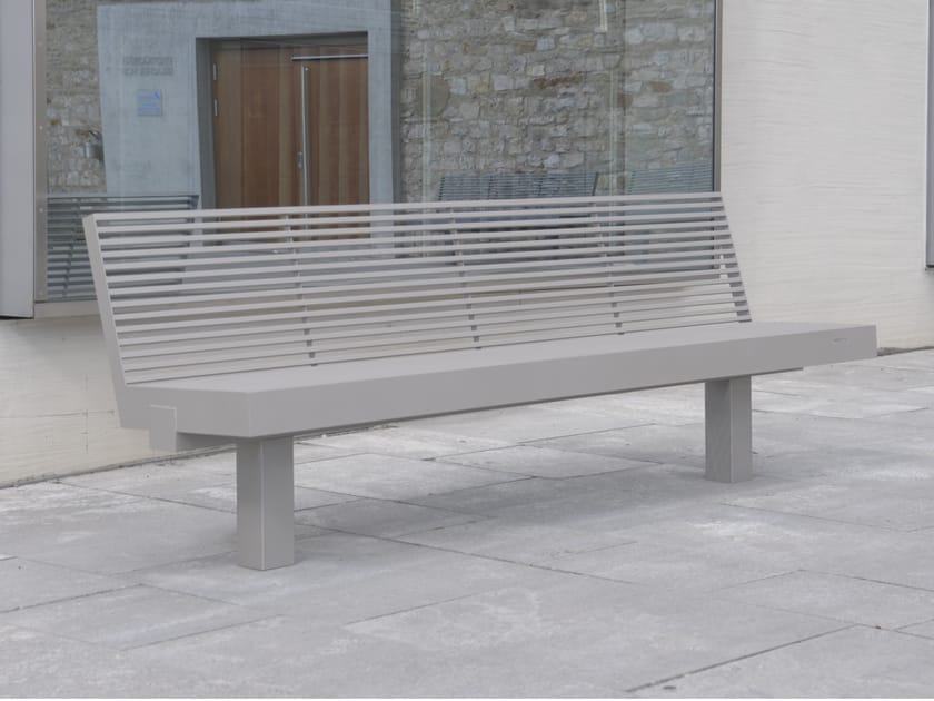 Скамья из нержавеющей стали со спинкой BENKERT BANKE Sicorum ARCH-00136131