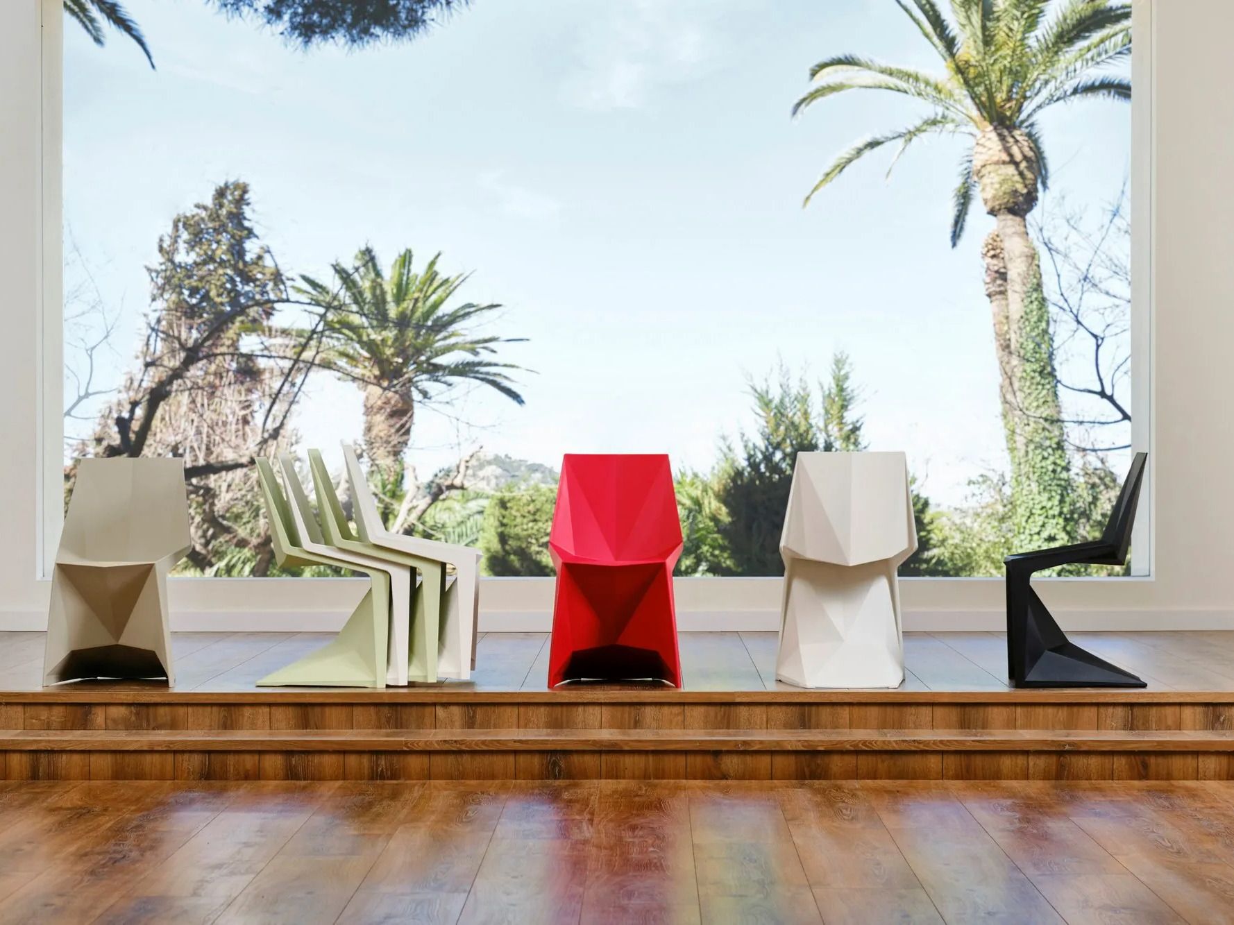 Штабелируемый стул из полипропилена Vondom воксель ARCH-00147737 - Вид №5