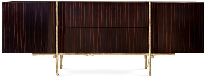 Ginger & Jagger Комод из фанерованной древесины с распашными дверцами с ящиками Earth to earth sun-id-1425971 - Вид №1