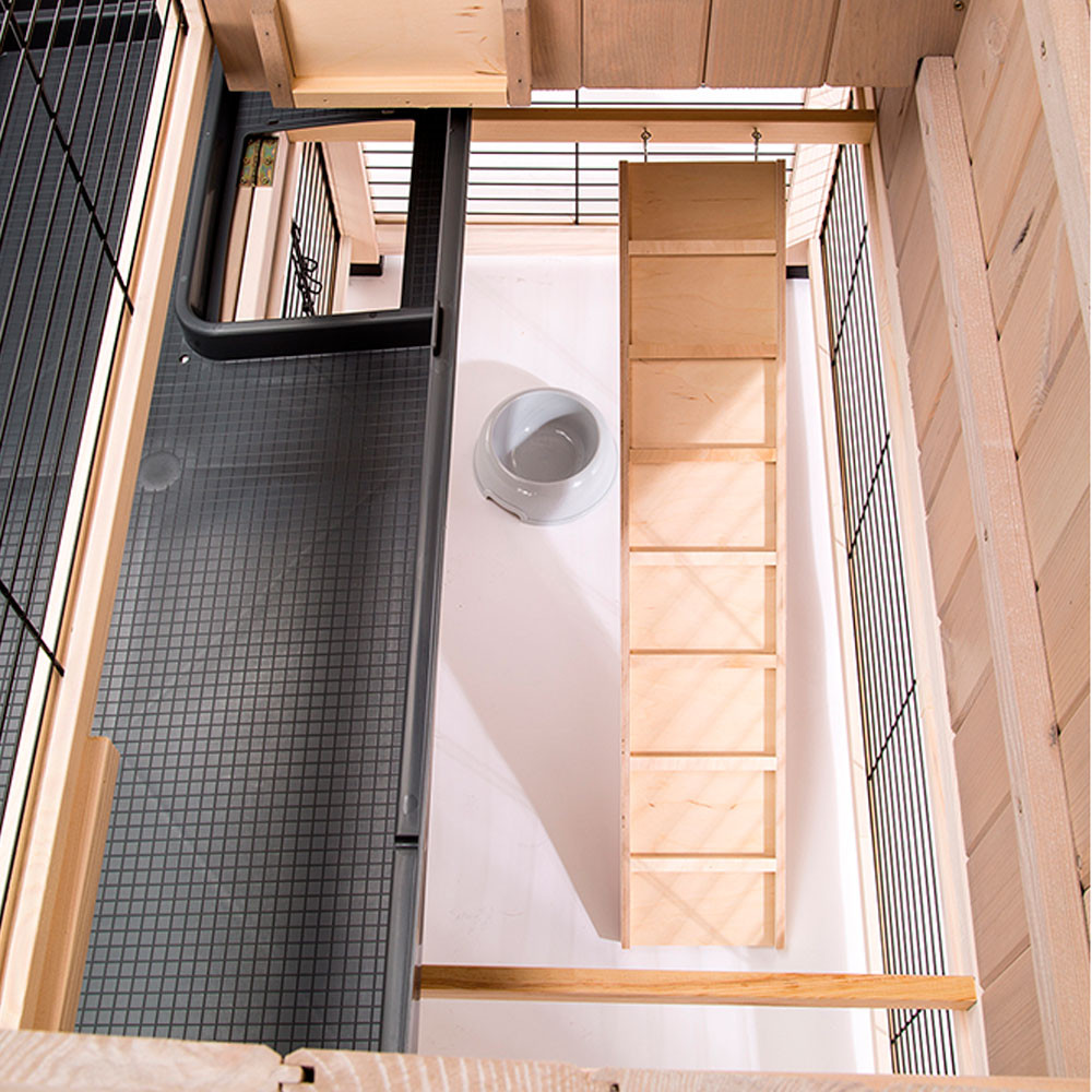 ПР0032595 Клетка для грызунов Ranch 120 Max для содержания кроликов на улице, деревянная 117х69х107см FERPLAST  - Вид №5