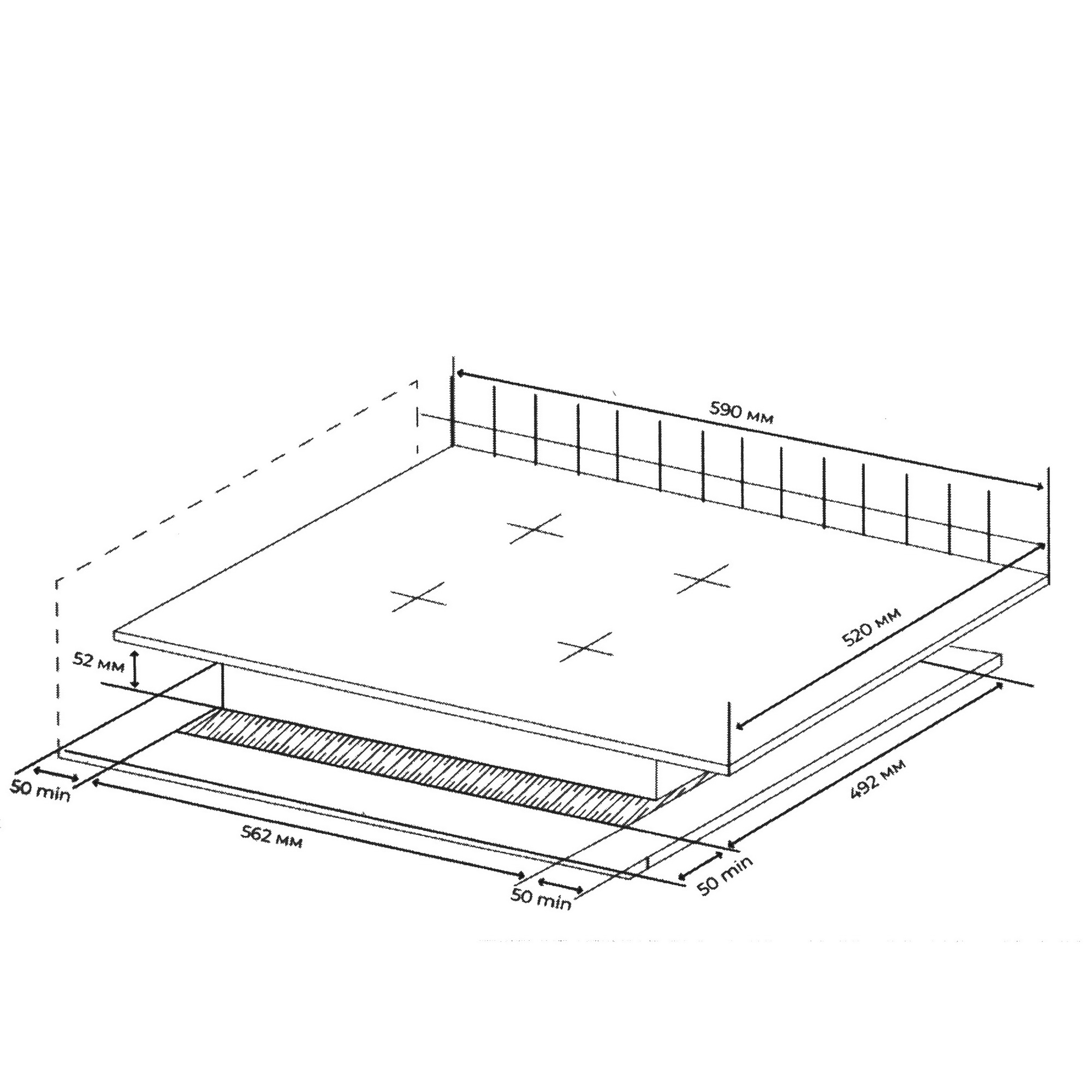 5356563 Индукционная варочная поверхность Garlyn H-7000 STDN-0047137 - Вид №6