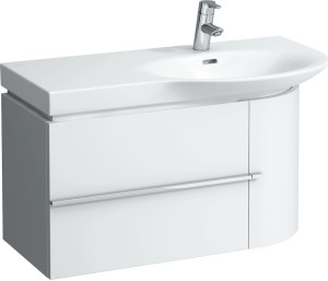 H4015020754751 Шкафчик под раковину с компактным сифоном и системой мягкого закрывания для раковины со столешницей слева 816701 с двумя ящиками LAUFEN PRO