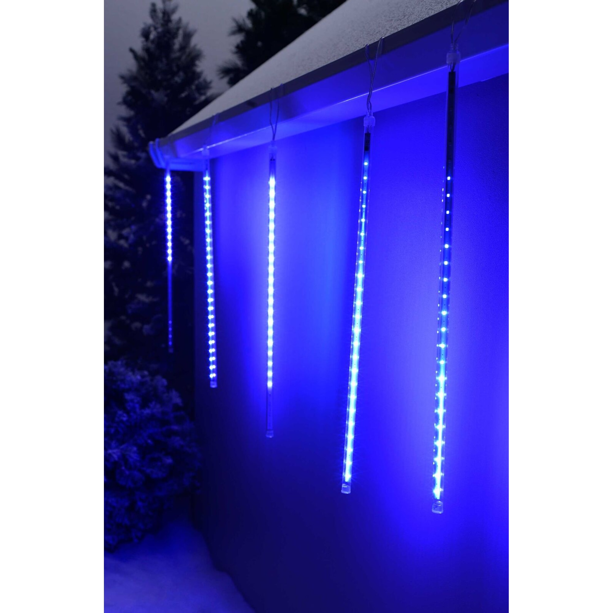 82309547 Электрогирлянда комнатная «Сосульки» 2.4 м 144 LED 8 ламп синий Santreyd  - Вид №5