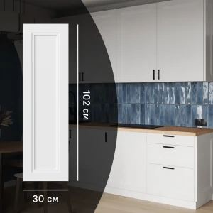 Фасад кухонный KONSENSA Котлас белый матовый с филенкой 89387721