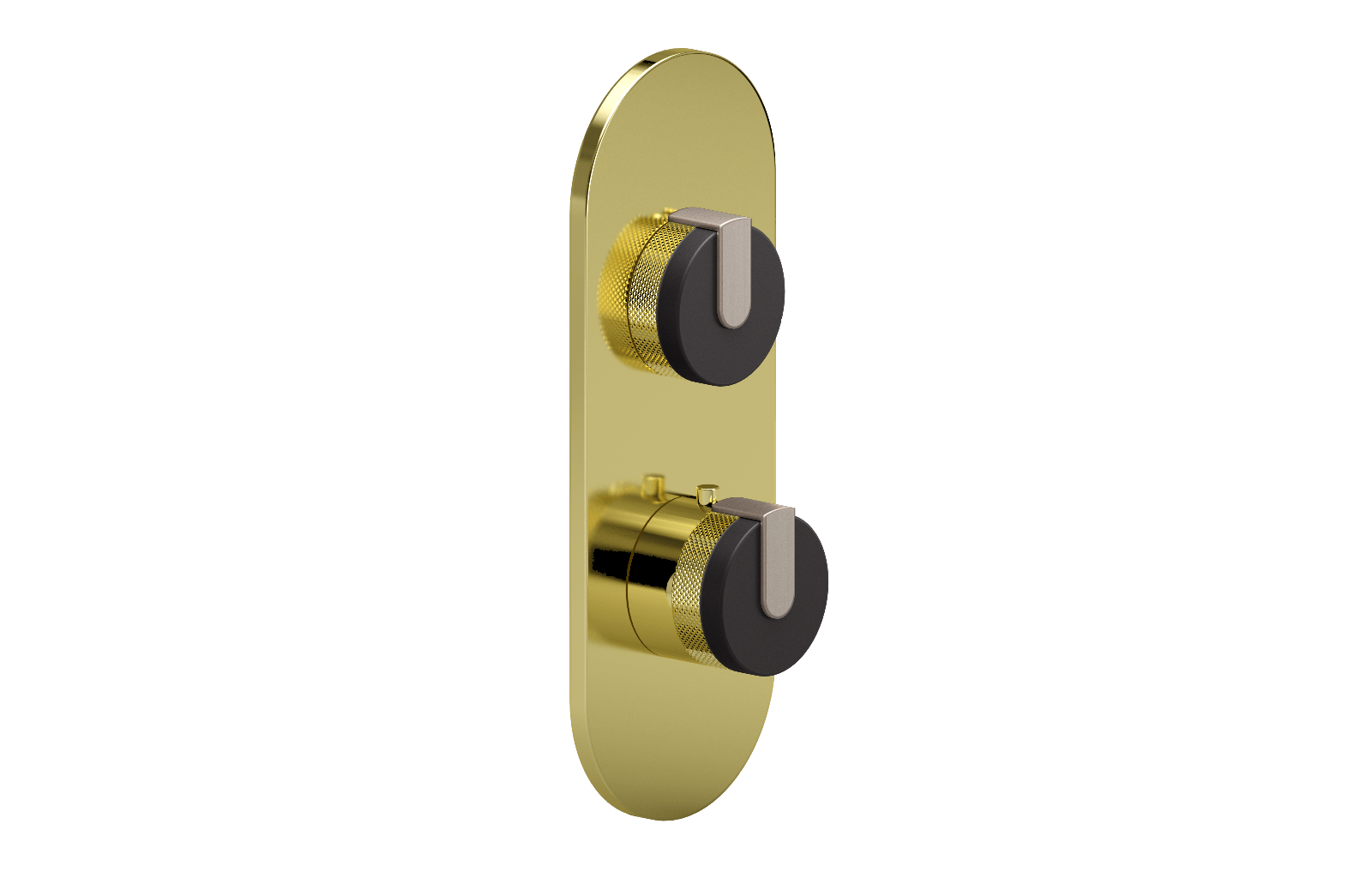 E-8026-R1GME0-L1SN-PB-T Планка M-Series с 2 ручками - Внешняя часть GRAFF MOD+