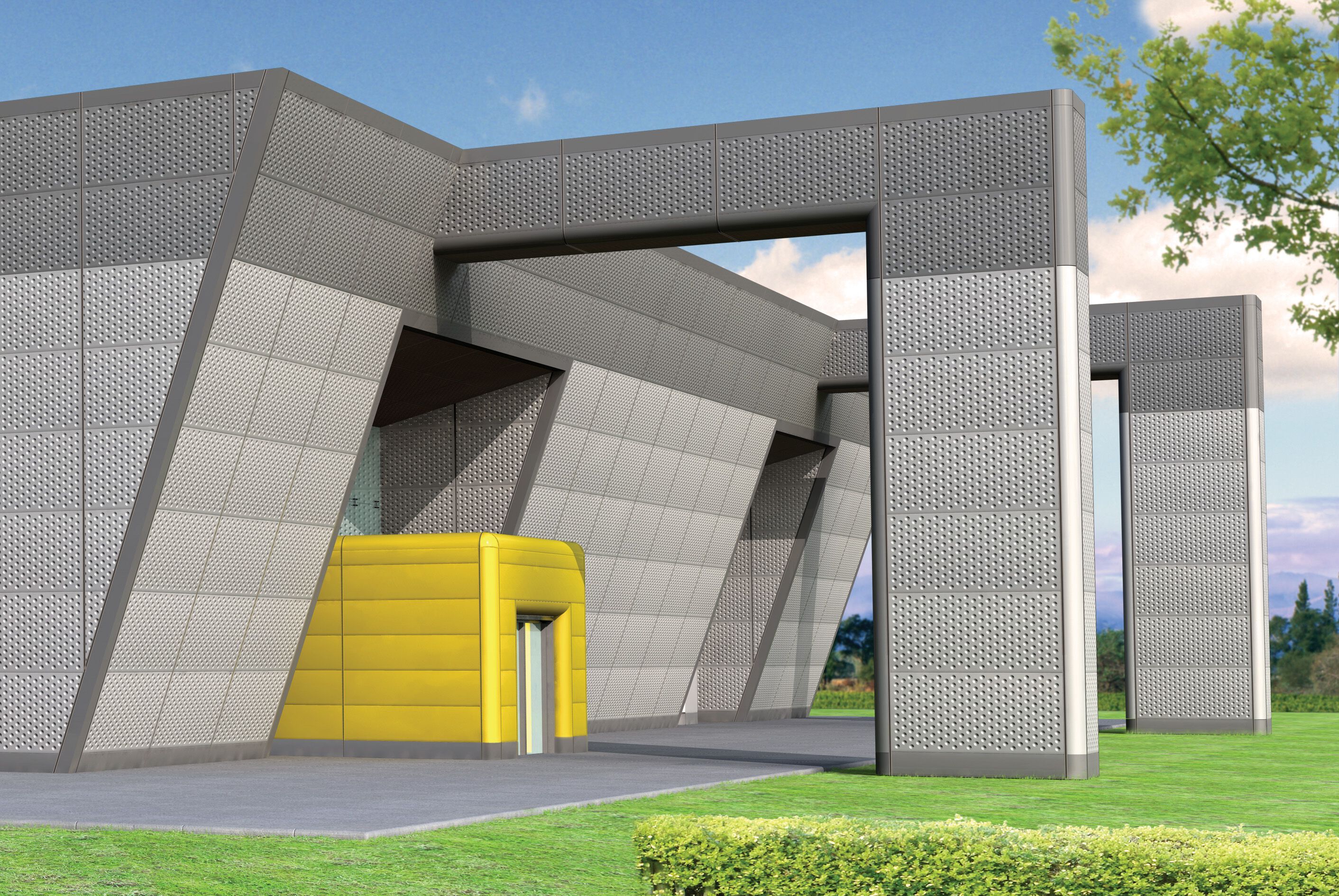 Изолированная металлическая панель для фасада ELCOM SYSTEM ТЕРМОПАРЕТЫ® ARCH-00063678 - Вид №128