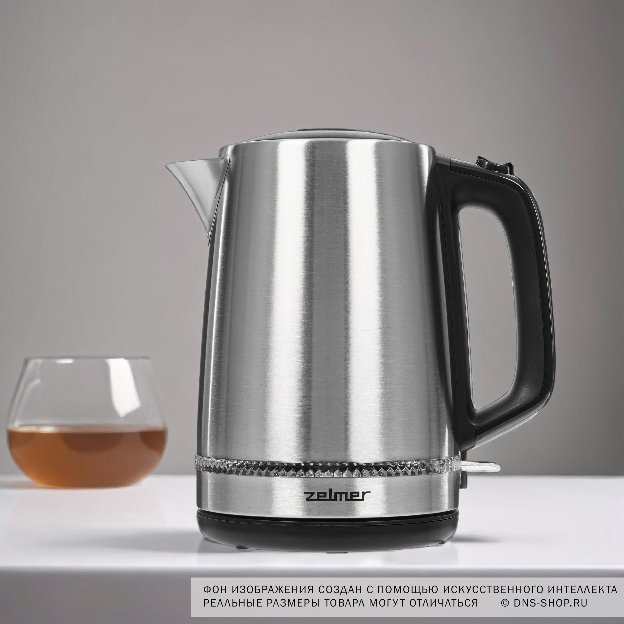 8196439 Электрочайник Zelmer ZCK7921 серебристый STDN-0097923 - Вид №6