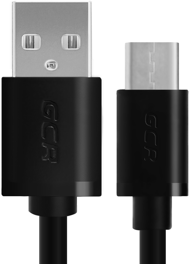 33-050553 кабель 0.5m usb 2.0, am/cm, черный, 28/28 awg , экран, армированный, морозостойкий Greenconnect Santreyd  - Вид №1